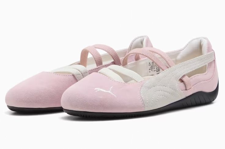 PUMA Speedcat Ballet Suede Whisp of Pink & White