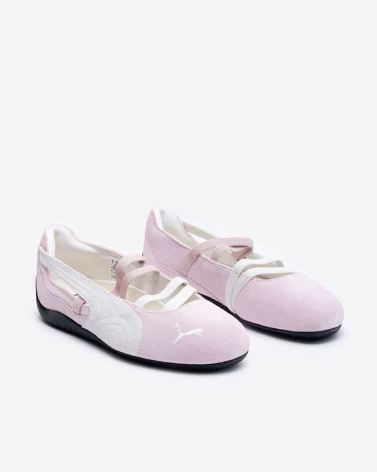PUMA Speedcat Ballet Suede Whisp of Pink & White