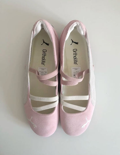PUMA Speedcat Ballet Suede Whisp of Pink & White