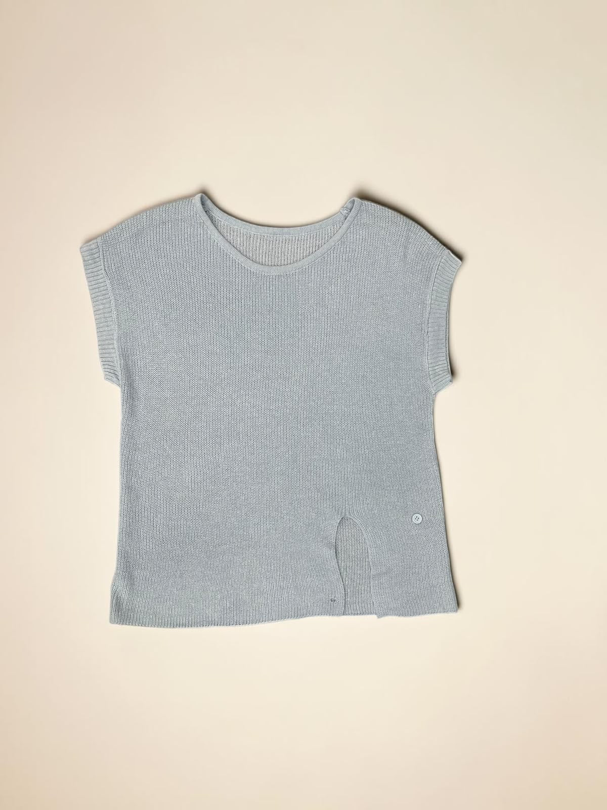 Women's Textured Knit Cap Sleeve Top