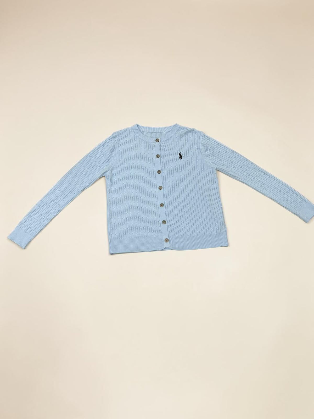 Classic Cable Knit Button-up Cardigan