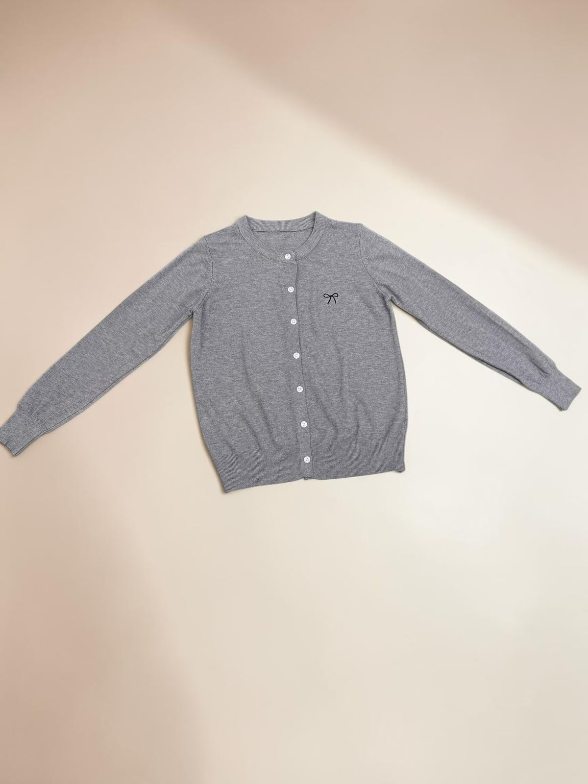 Girls' Classic Button-Up Cardigan Sweater