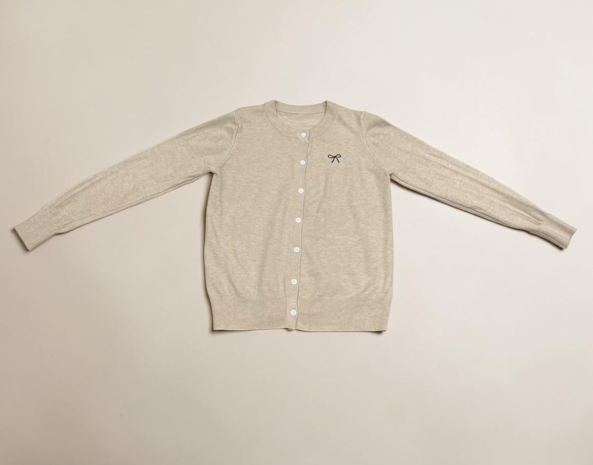 Girls' Classic Button-Up Cardigan Sweater