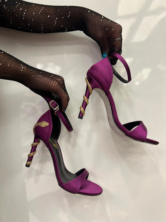 Bella Crystal Heel Pumps
