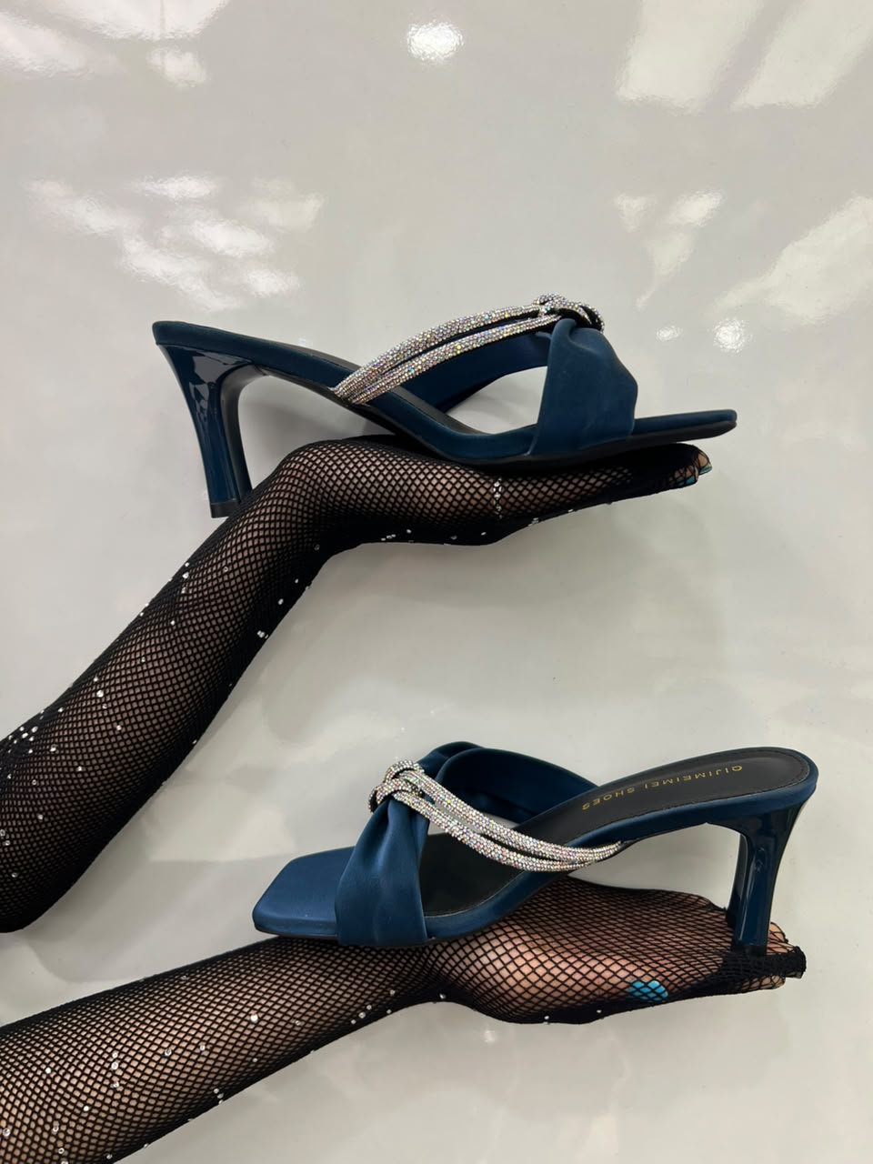 Elegant Bow Strap Heels