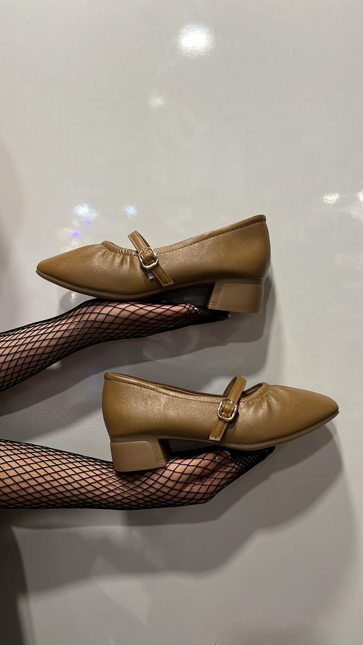 Elegant Mary Jane Block Heels