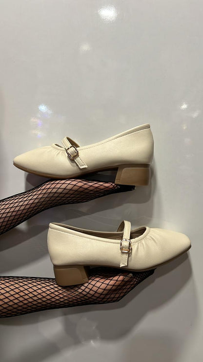 Elegant Mary Jane Block Heels