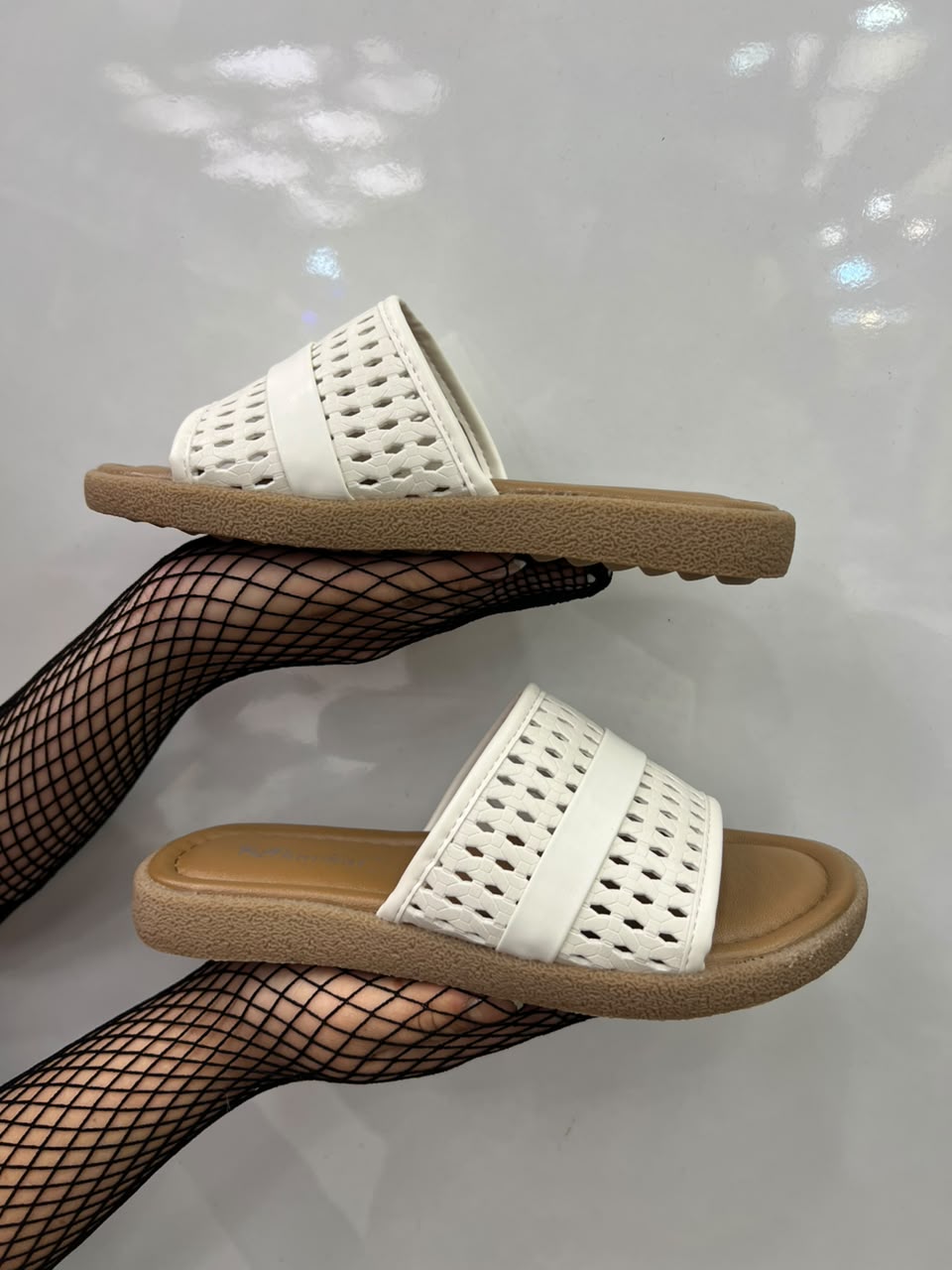 Woven Comfort Slide Sandal