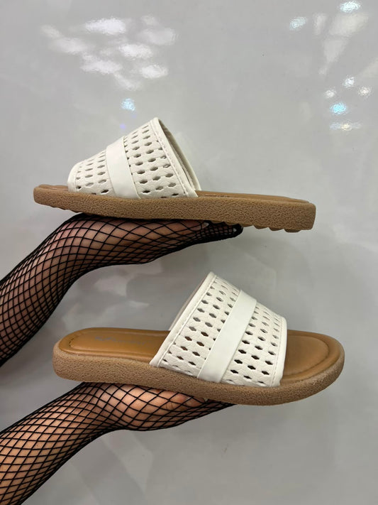 Woven Comfort Slide Sandal