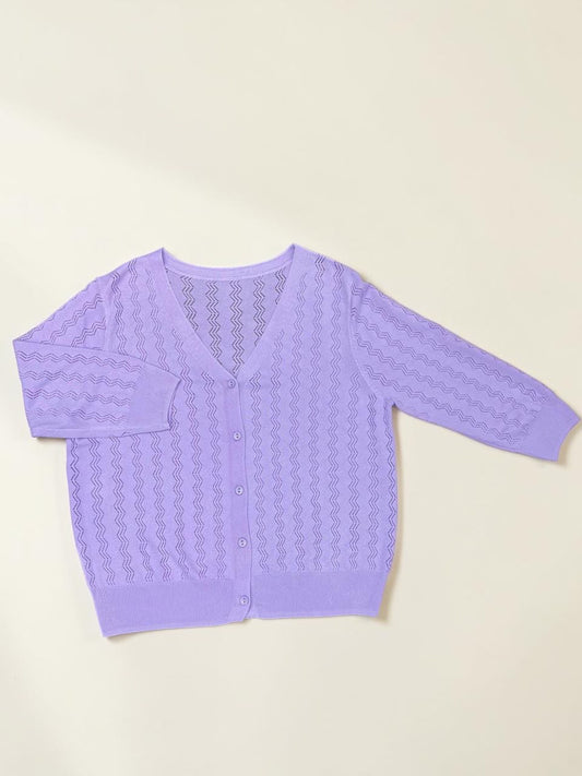 Women's Knit Button Cardigan