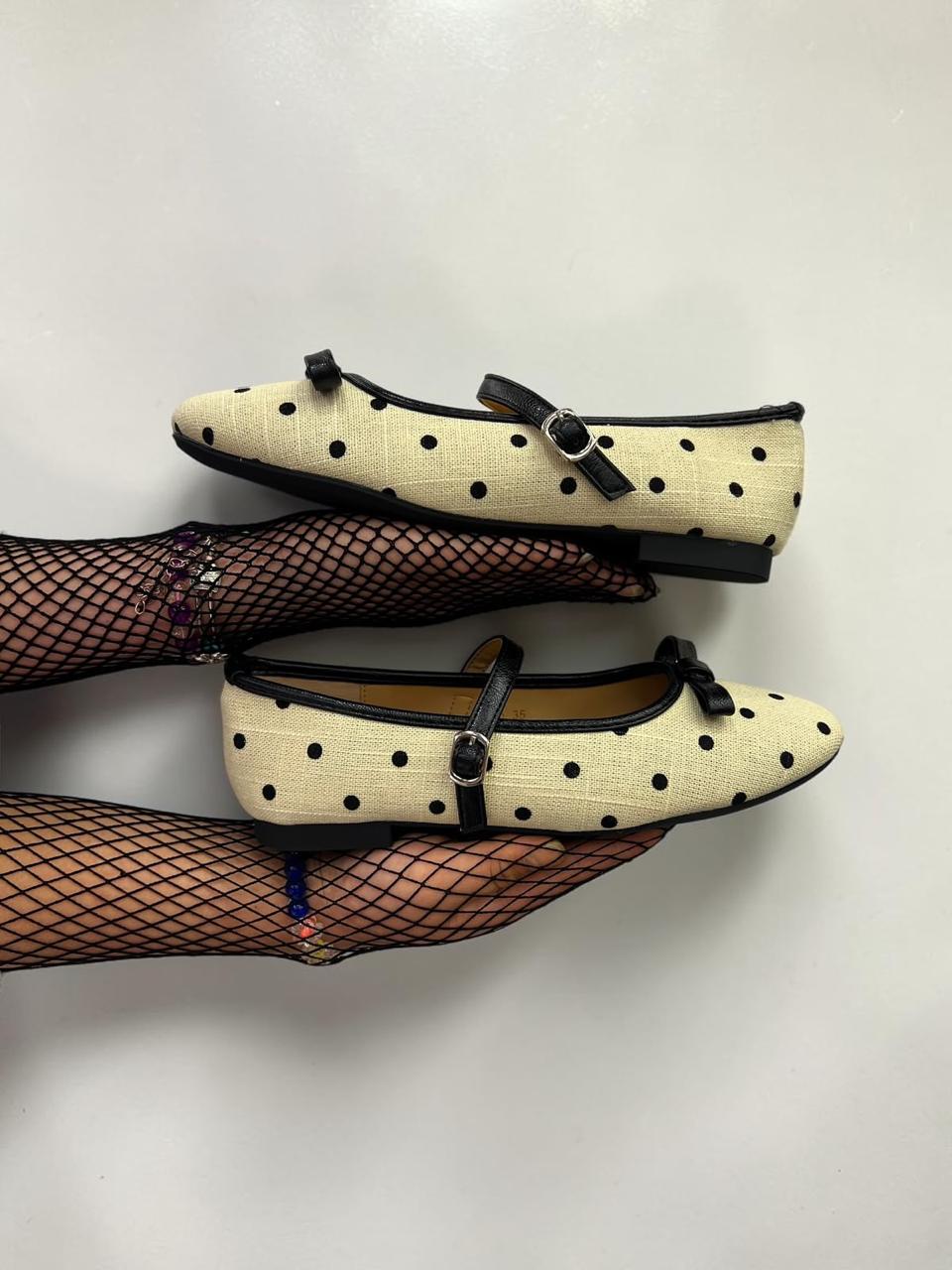 Polka Dot Ballet Flats
