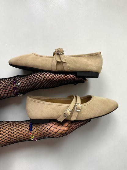 Buckle Mary Jane Ballet Flats