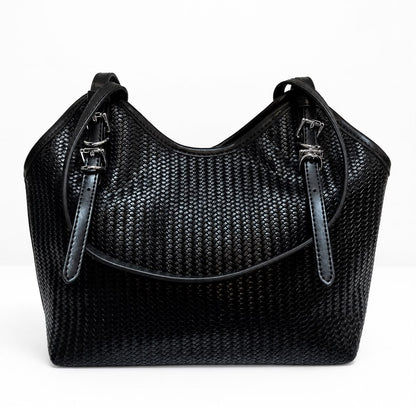 Woven Hobo Tote Bag