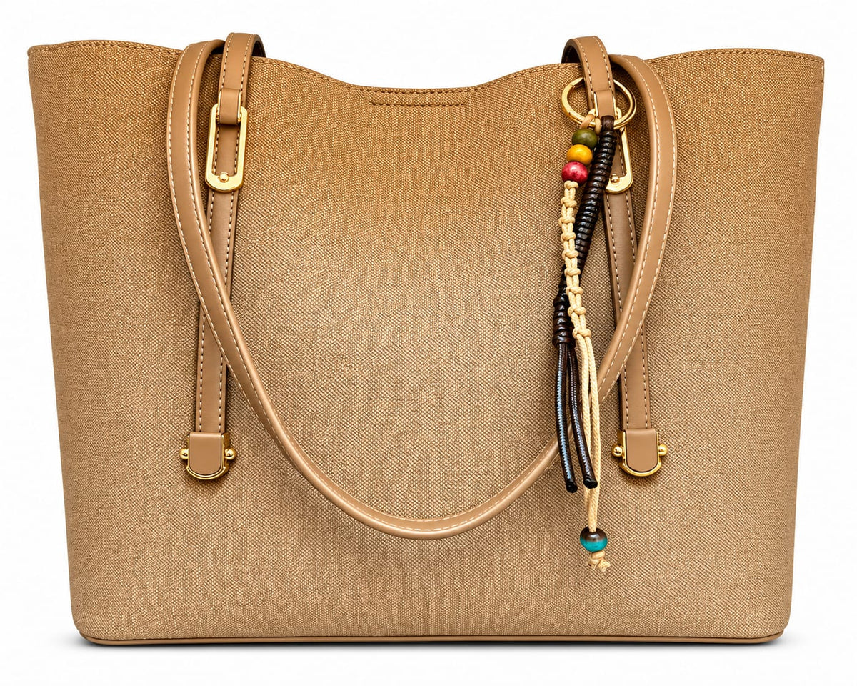 Sandstone Charm Tote Bag