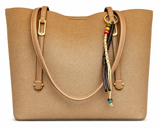 Sandstone Charm Tote Bag