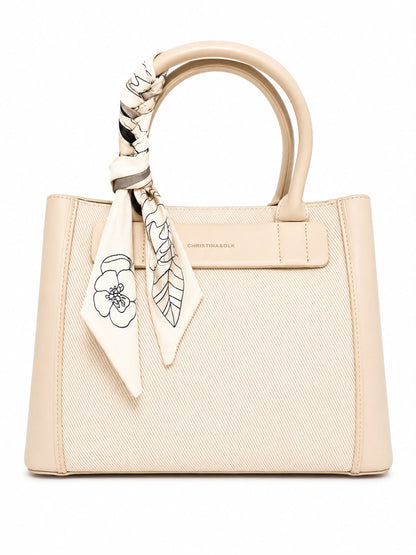 Scarf Accent Tote