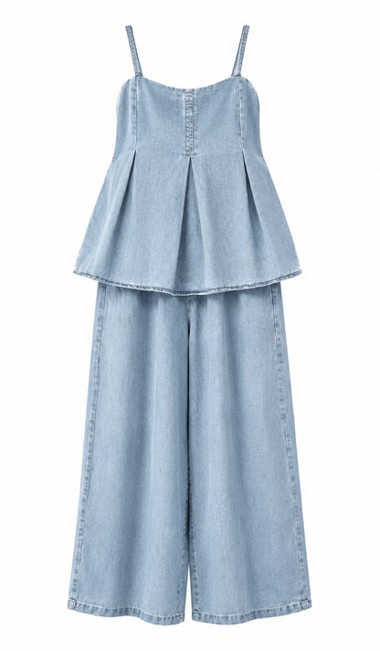 Spaghetti-Strap Tiered Set