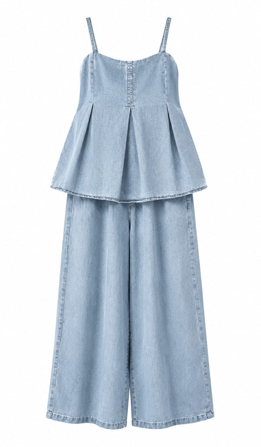 Spaghetti-Strap Tiered Set