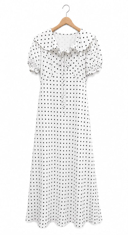 Classic Charm Polka Dot Dress