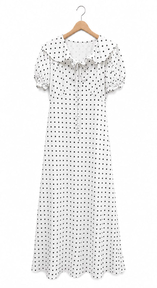 Classic Charm Polka Dot Dress