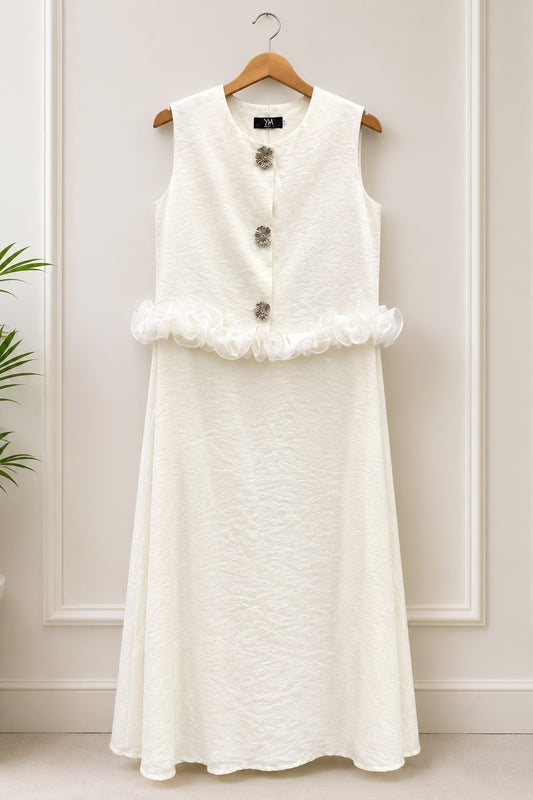 Ruffle Midi Dress