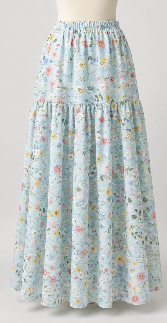 Bloom Tiered Maxi Skirt
