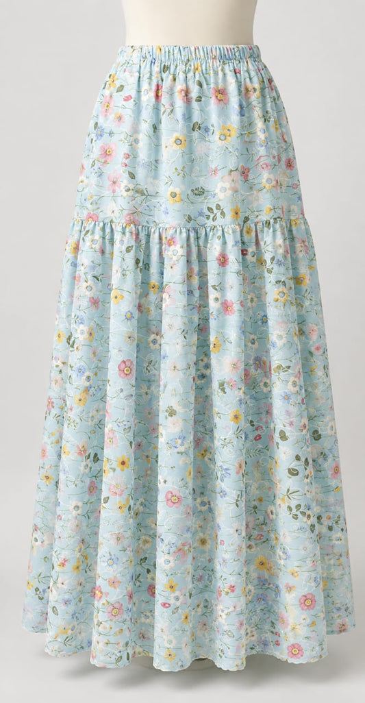 Bloom Tiered Maxi Skirt