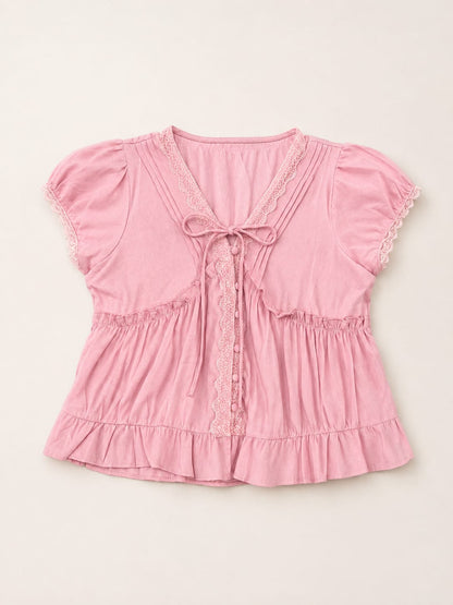 Charm Peplum Top