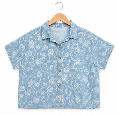 Floral Denim Shirt