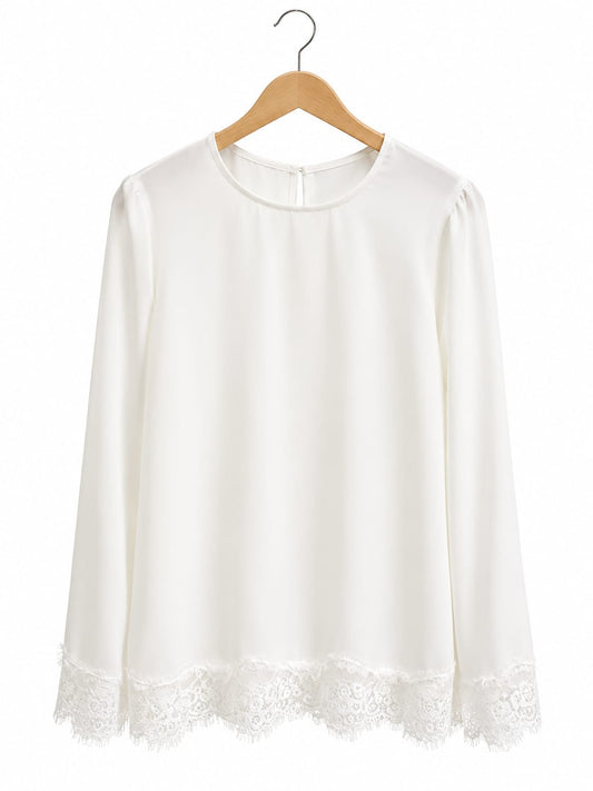 Lace Hem Top