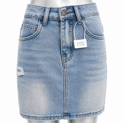 Denim Mini Skirt