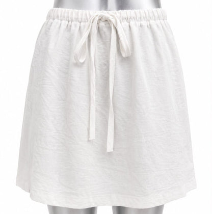Blush Linen -Blend Mini Skirt