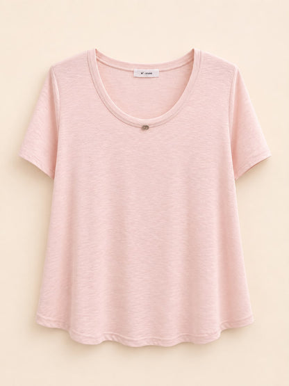 Soft Scoop -Neck Tee