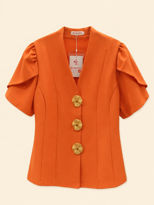 Blossom Button-Top