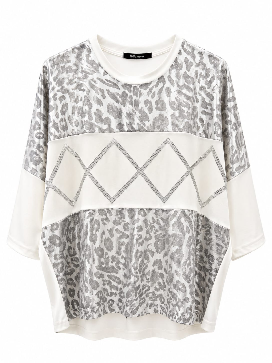 Leopard Diamond Top