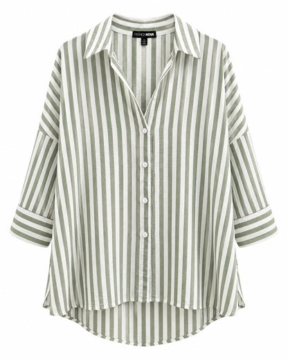 Stripe Collared Shirt