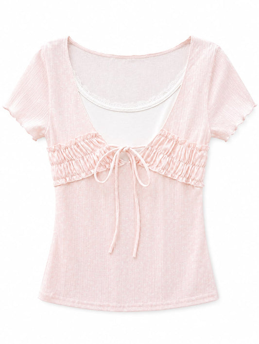 Tie-Front Top