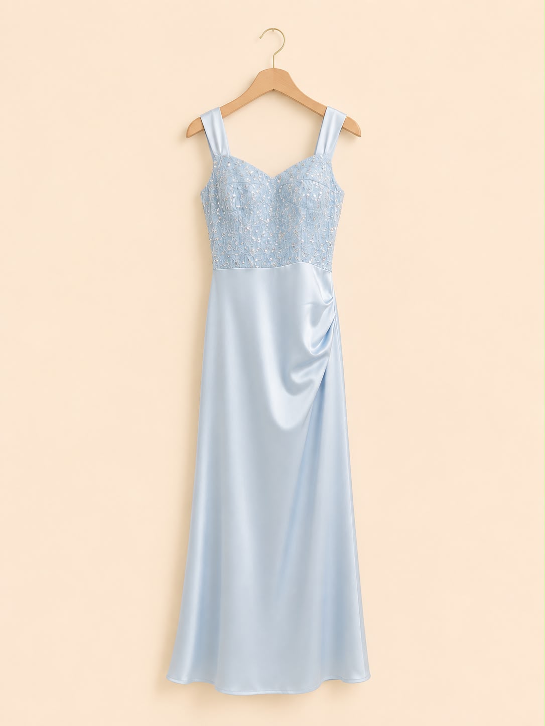 Satin Maxi Dress