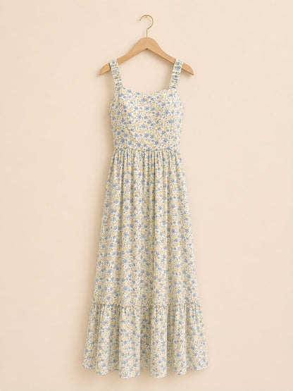 Floral Tiered Maxi Dress