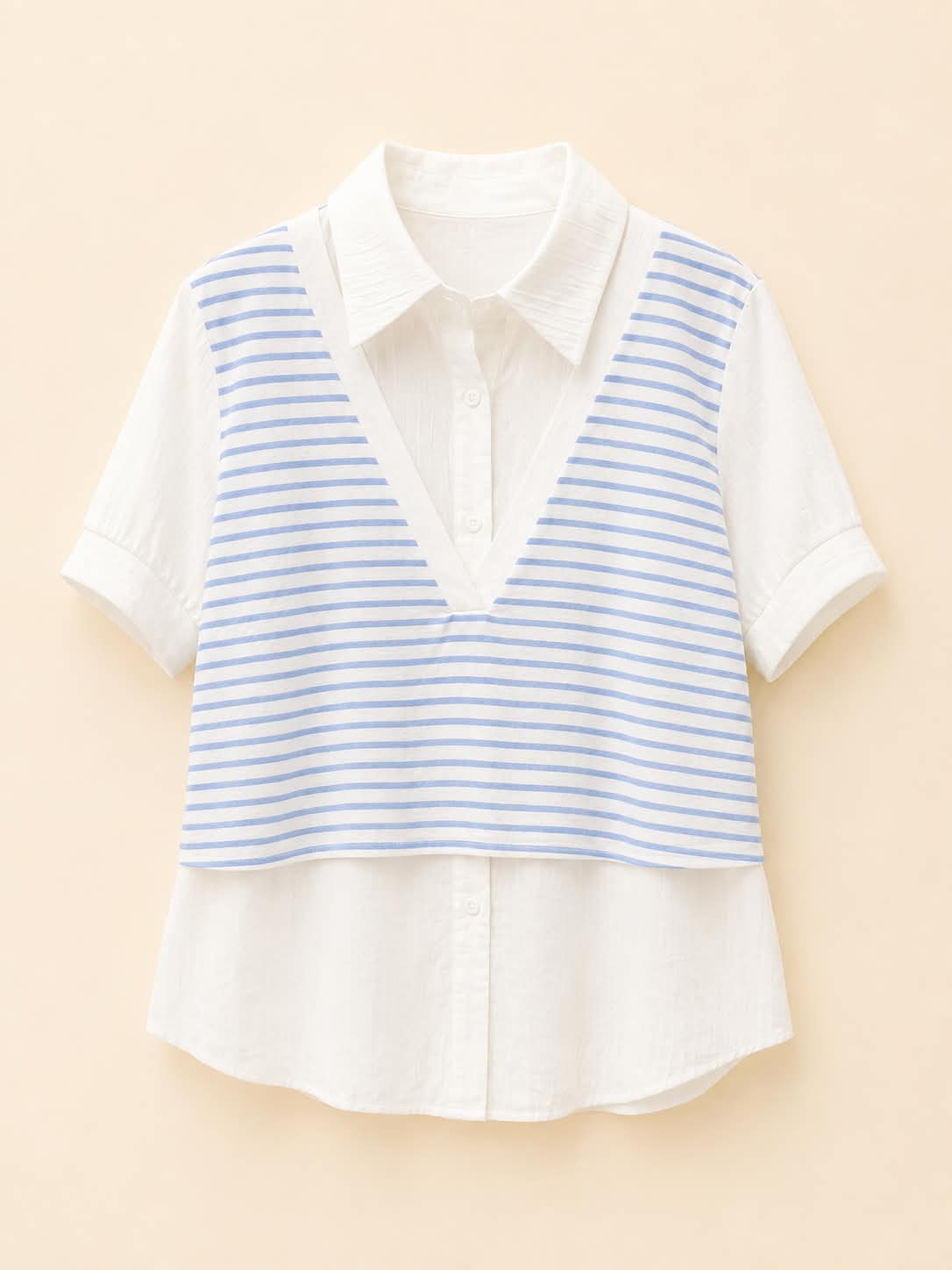 Stripe Layered Shirt