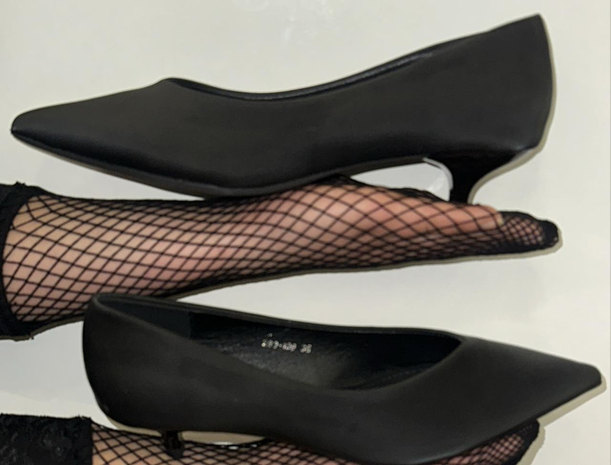 Kitten Heel Pointed Toe Pumps