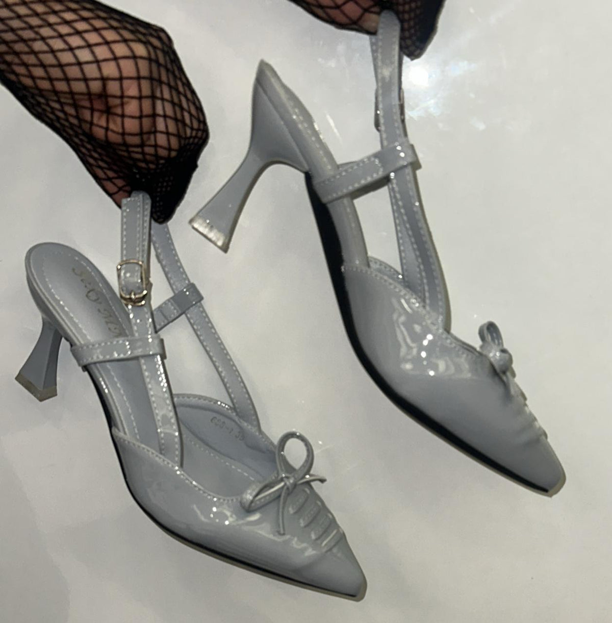 T-strap Slingback heels