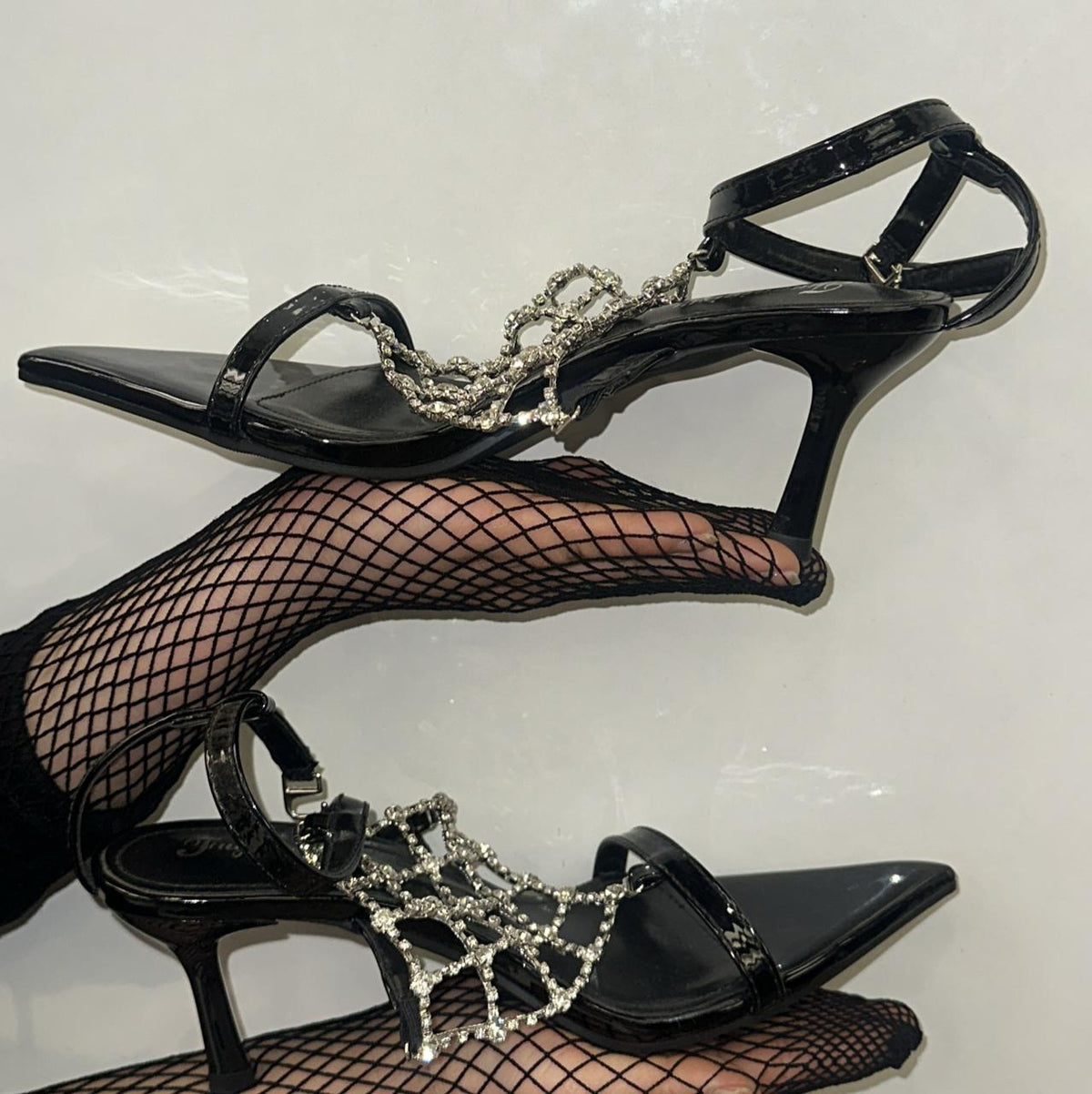 Luxury Crystal Wrap Heels