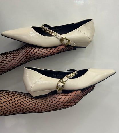 Nior Luxe Pointed Flats