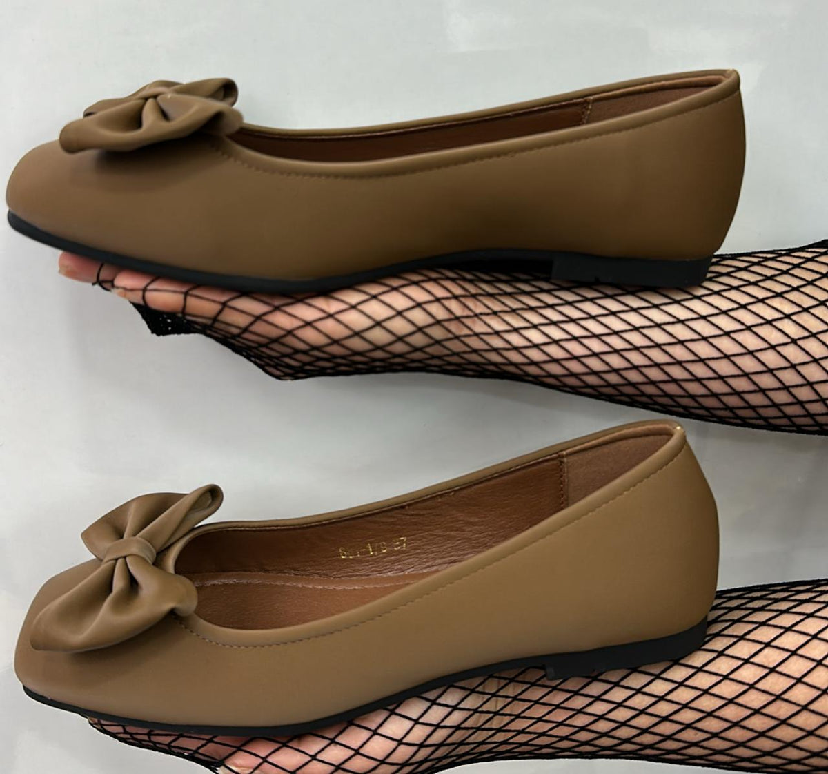 Pouncing Panda Balleina Flats with bows