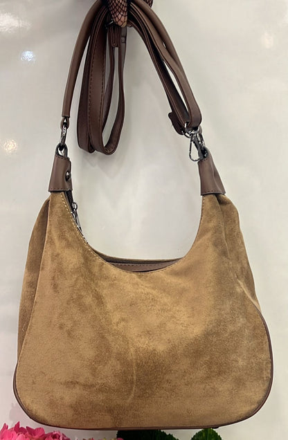 Soft Crescent Shoulder Bag