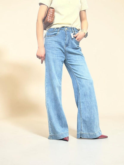 High-rise Wide Jeans