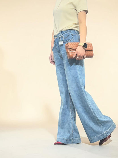 High-rise Wide Jeans