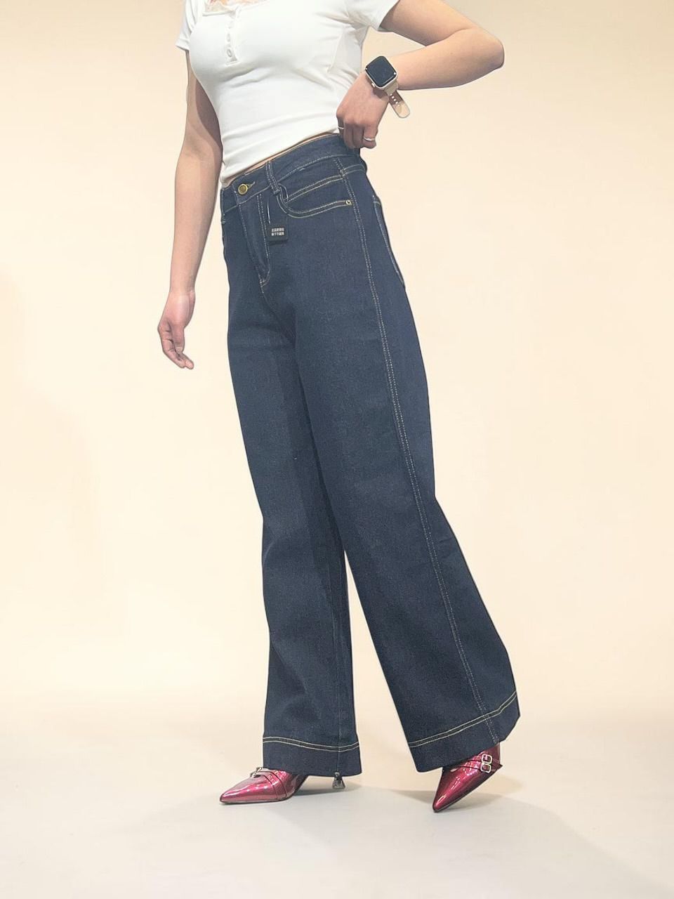 Wide Straight Leg Jeans