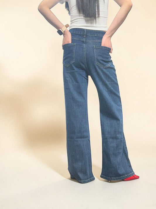 High-rise Relaxed Wide Jeans